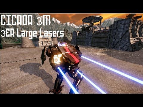 Cicada 3M Build Review - 3 ER Large Lasers - Mechwarrior Online