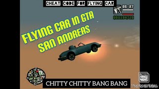 GTA San Andreas cheat code for flying car
