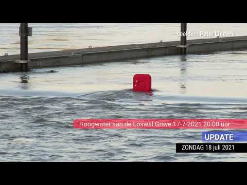 hoogwater update Land van Cuijk zondag 12u 18 7 21