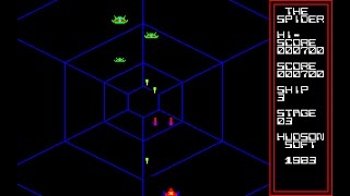 Sony SMC-777 Game: The Spider (1983 Hudson Soft)