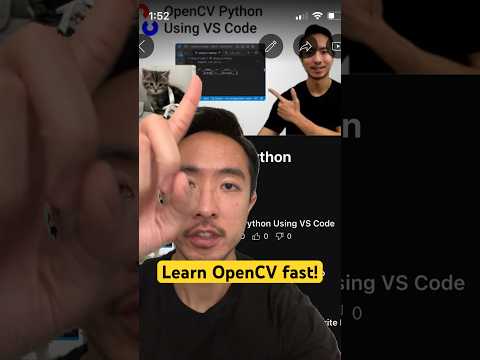 Learn OpenCV in Python fast!
