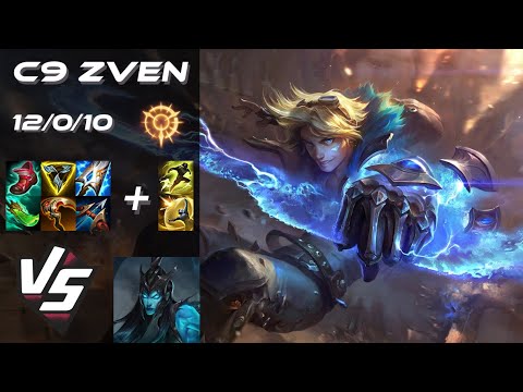 Cloud9 Zven BOTTOM Ezreal vs Kalista - NA Grandmaster Patch 25.S1.7