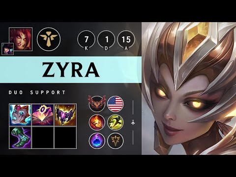 Zyra Support vs Sona - NA Grandmaster Patch 25.19
