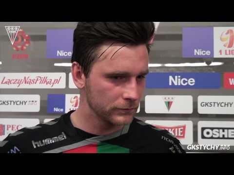 27. kolejka Nice 1 Liga: Łukasz Grzeszczyk po meczu GKS Tychy - Stomil Olsztyn 2:2