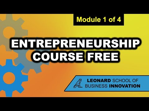 , title : 'Entrepreneurship Course Free - Pt 1 - Factors Needed for Success, Reasons to Pursue Entrepreneurship'