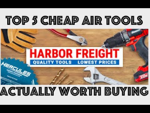 Top 5 CHEAP Harbor Freight Air Tools Worth Buying!