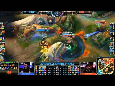 Fnatic vs Unicorns of Love - HIGHLIGHTS - Playoffs Finals Game 5 - EU LCS Spring 2015 - LoL