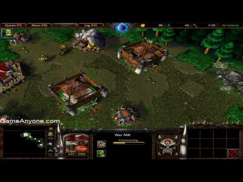 Let's Play Warcraft 3 (HD)- Prologue campaign- Grom Hellscream  (1/2)