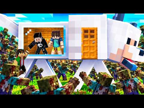 I Built Secret Base Inside Wolf to Save My Friends in Minecraft (Tagalog)