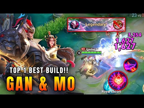 OP MAGE!! Gan & Mo's Burst Damage King - Top 1 Best Build in Honor of Kings
