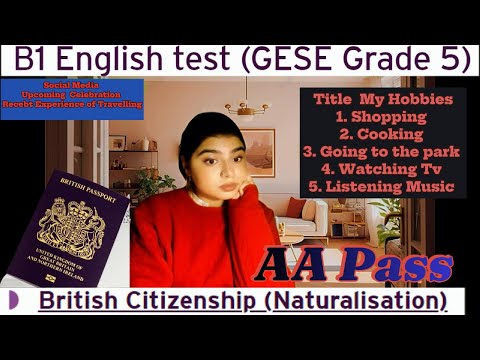 B1 English Test (GESE Grade 5) | SELT British Citizenship| Trinity College London ILR UK