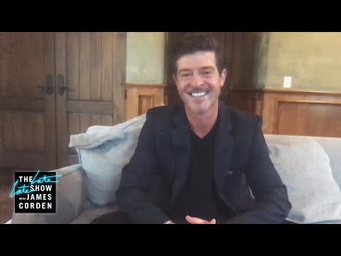 Robin Thicke Has 3 Under 3 at Home