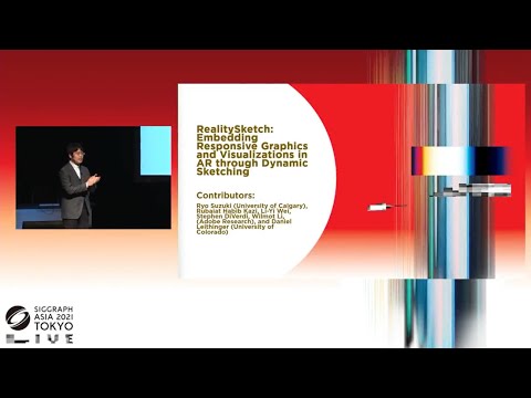 SIGGRAPH Asia 2021 Real-Time Live! - RealitySketch