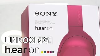 Video thumbnail for Unboxing Sony's ‘h.ear on’ Hi-Res headphones by Sony Europe