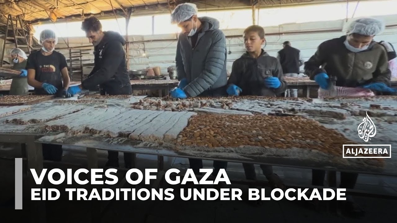 Gaza sweet makers keep Eid traditions alive under Israeli blockade