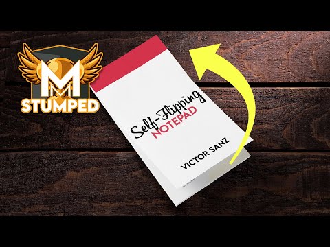 STUMPED: Self Flipping Notepad by Victor Sanz
