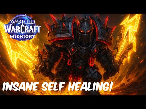 THIS SELF HEALING IS INSANE!   Fury warrior pvp midnight beta