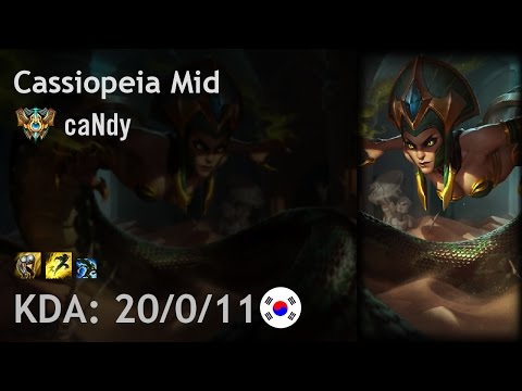 Cassiopeia Mid vs Jayce - caNdy - KR Challenger Patch 6.24