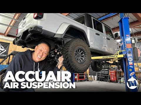 What You Need to Know About the ACCUAIR Air Suspension System for a Jeep Gladiator and Wrangler
