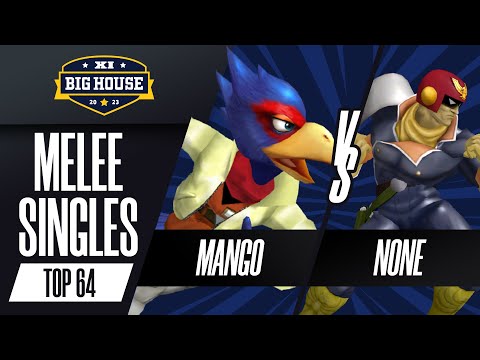Mang0 (Falco) vs n0ne (Captain Falcon) - Melee Singles Winners Top 64 - The Big House 11
