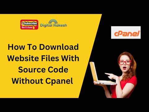 How to download website files with source code without cpanel