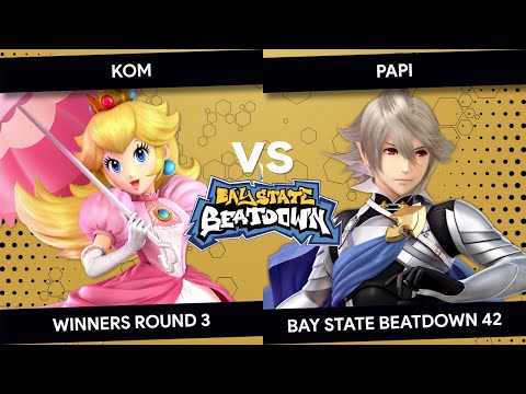 Bay State Beatdown 42 - KOM (Peach) vs Papi (Corrin) - Winners Round 3