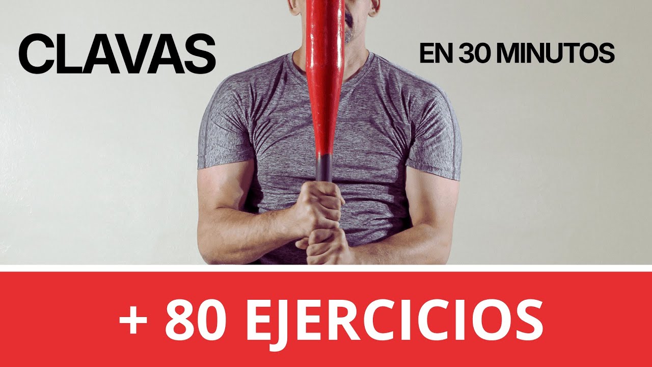 80 Ejercicios con Clavas en 28 minutos. Compilado de CLUBBELLS.