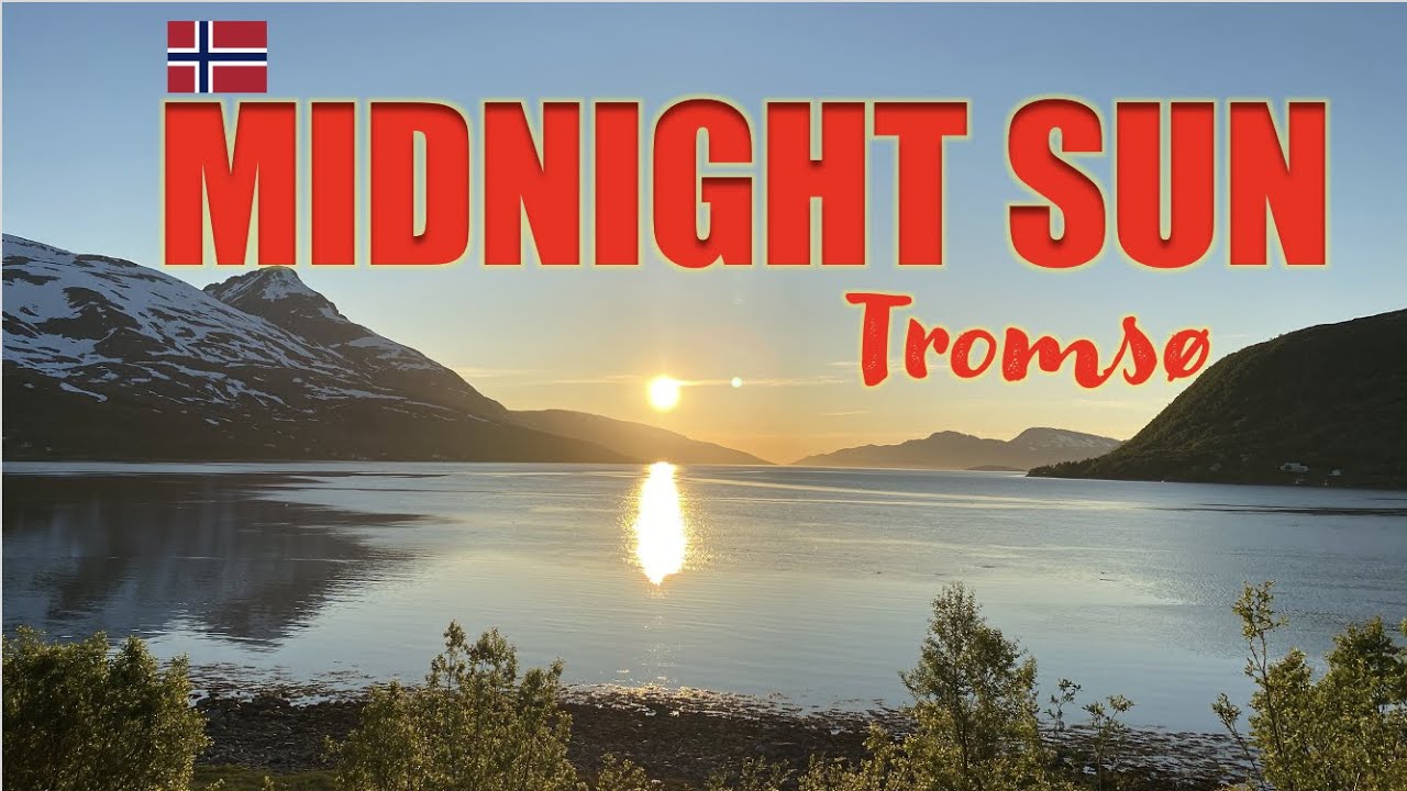 Witness Tromso Landscape during Midnight Sun phenomenon.
