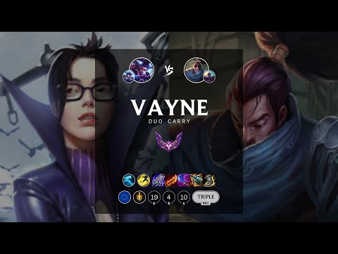 Vayne ADC vs Yasuo - EUW Master Patch 12.12