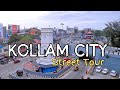 KOLLAM CITY WALKING TOUR || KSRTC BUS STAND || SHOPS & MALLS