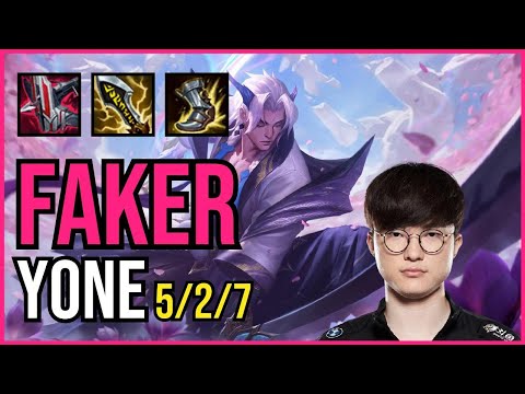FAKER - YONE vs. LUCIAN Mid | KR GRANDMASTER | PATCH 10.25