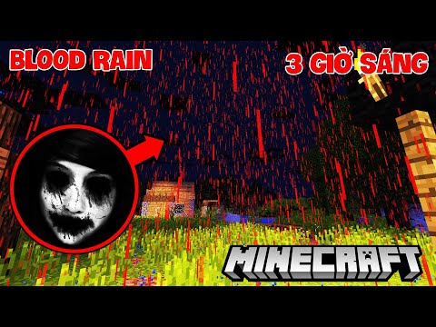 KayyXD -  BLOOD RAIN PHENOMENON APPEARS IN MINECRAFT SO WHAT A SCARY THING HAPPENED!?  |  DELETE THE GAME