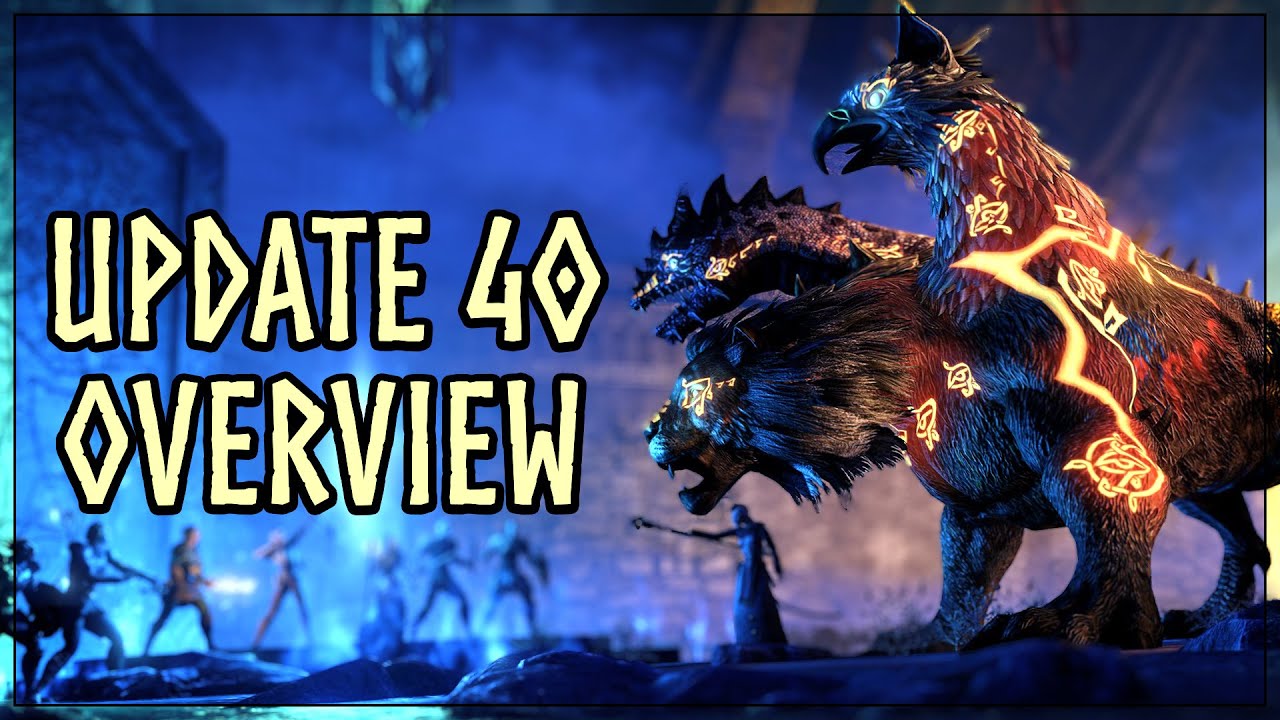 ESO Update 40 Overview - Grand Master Crafting Station, Jewelry Crafting Rebalance, Endless Archive