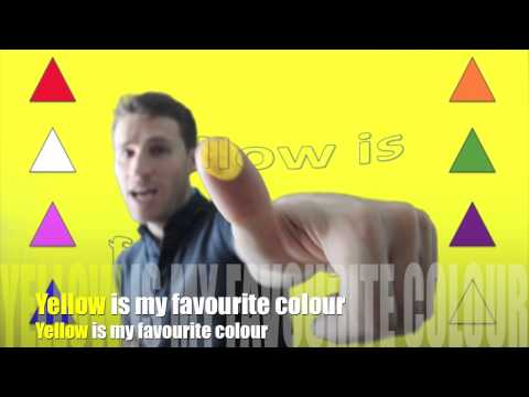 Colors song | Colours song | Yellow | Song for children | English Through Music