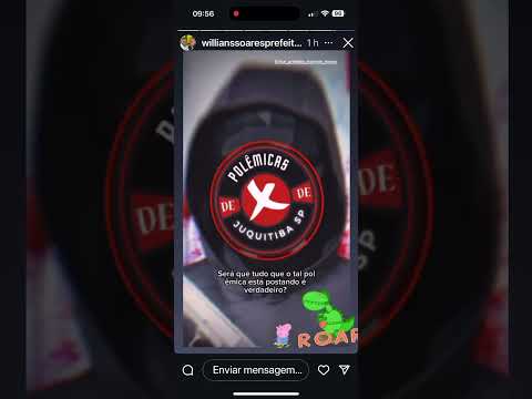 PREFEITO WILHIANS SOARES RESPONDE OS POLENTAS DE JUQUITIBA NO SEU INSTAGRAM EMOCIONADOS