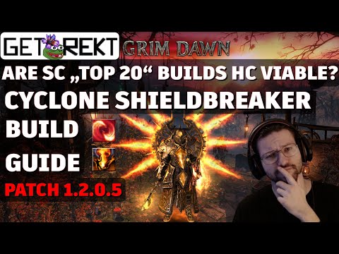 Grim Dawn Build Highlight - Cyclone Shieldbreaker - SC "TOP 20"