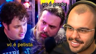 NANDO MOURA E PAULO KOGOS TROCAM INSULTOS EM "DEBATE" ÉPICO - Maicon react