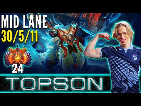 Topson  [ Earthshaker ]  Mid Lane Pro Gameplay  [ Patch 7.32c ]  Dota 2 Full Game