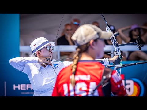 2025 안탈리아 양궁 월드컵 | 리커브 여자 개인전 준결승: 안산 (대한민국) vs 케이시 코폴드 (미국)