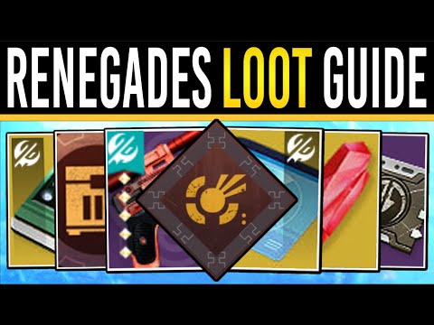Destiny 2: RENEGADES LOOT GUIDE! Syndicate INFO, Contracts, Exotic Keys, Tier 5 Loot, Praxic Upgrade