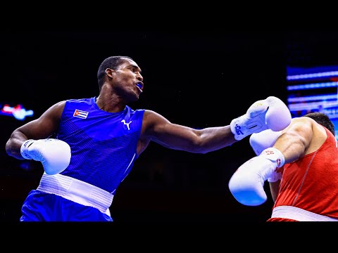 Julio César La Cruz (CUB) vs. Toufan Sharifi (IRI) AIBA World Boxing Championships 2021 (92kg)