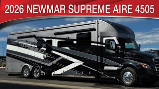 A preview image of the linked video showcasing 2026 Newmar Supreme Aire 4505