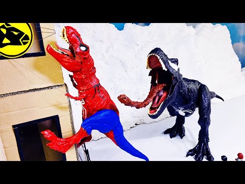 Trex Spiderman sticky Venom Rex