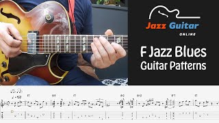 Download lagu Jazz Blues Guitar Soloing – 8 Classic Jazz Guitar Patterns for a 12-Bar Blues in F (with Tabs) mp3