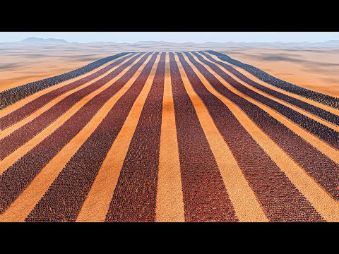 10 LINES OF ROMAN SOLDIERS vs 25.000 WEREWOLVES - Ultimate Epic Battle Simulator 2 UEBS 2