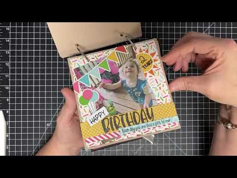 2020 Desk Calendar Turned Mini Album - July