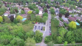 An Arc of Doves Over Dundas - First Flight DJI P3S