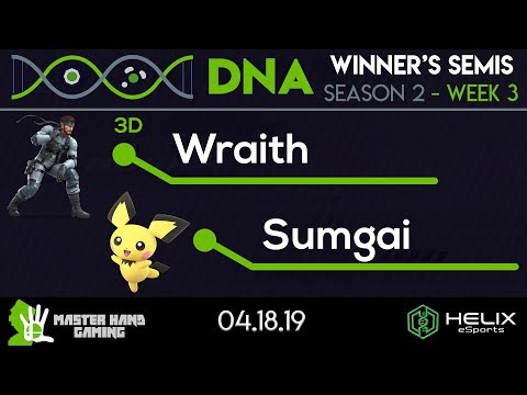 DNA 2.3 - 3D | Wraith (Snake) vs Sumgai (Pichu) - W Semifinals