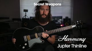 Video thumbnail for The Lightest Guitar I Own Sounds HUGE! Harmony Jupiter Thinline | Secret Weapons Demo & Review by Mark Johnston
