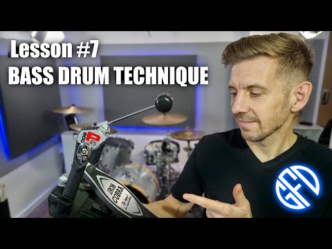 Kick Pedal Technique - Beginner Drum Lesson #7